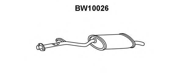 VENEPORTE BW10026 Глушитель выхлопных газов конечный