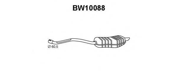 VENEPORTE BW10088 Глушитель выхлопных газов конечный
