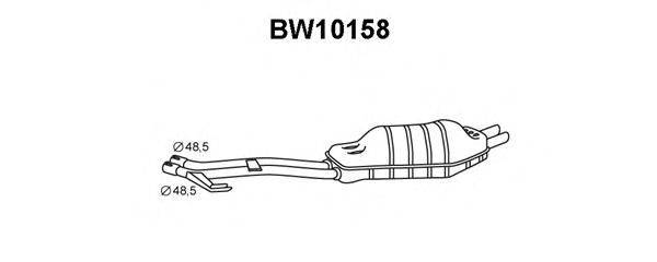 VENEPORTE BW10158 Глушитель выхлопных газов конечный