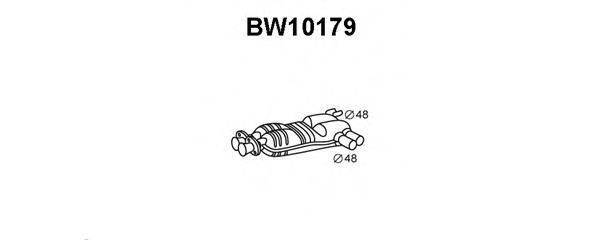 VENEPORTE BW10179 Средний глушитель выхлопных газов