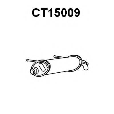 VENEPORTE CT15009 Глушитель выхлопных газов конечный