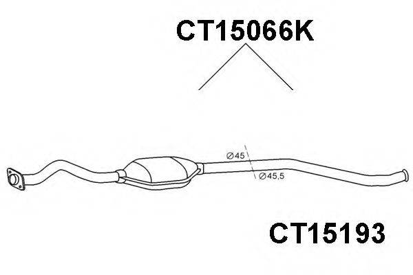 VENEPORTE CT15066K Катализатор