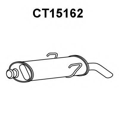 VENEPORTE CT15162 Глушитель выхлопных газов конечный