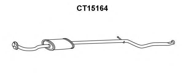 VENEPORTE CT15164 Предглушитель выхлопных газов