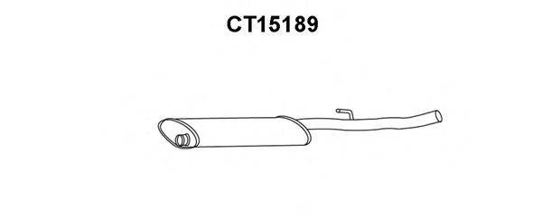 VENEPORTE CT15189 Предглушитель выхлопных газов