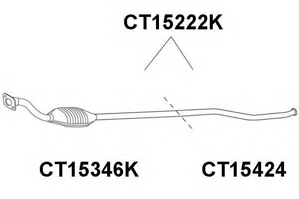 VENEPORTE CT15222K Катализатор
