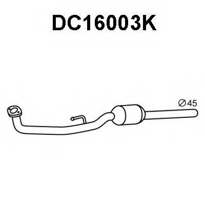 VENEPORTE DC16003K Катализатор