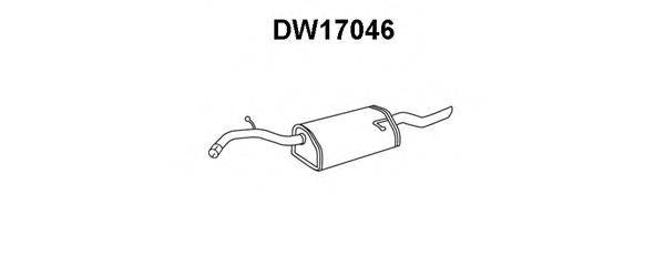 VENEPORTE DW17046 Глушитель выхлопных газов конечный
