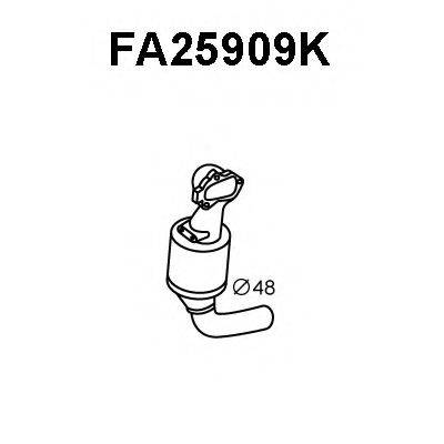 VENEPORTE FA25909K Катализатор
