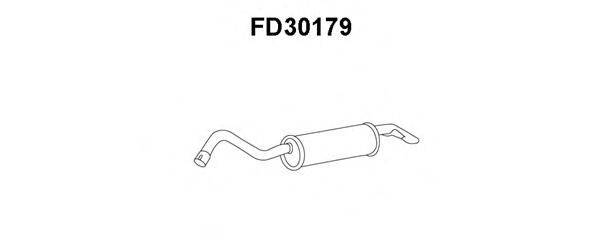 VENEPORTE FD30179 Глушитель выхлопных газов конечный