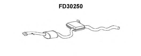 VENEPORTE FD30250 Предглушитель выхлопных газов