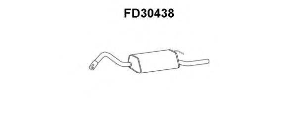 VENEPORTE FD30438 Глушитель выхлопных газов конечный