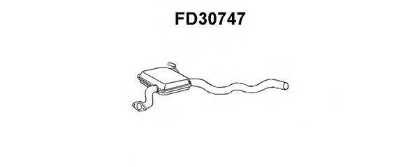 VENEPORTE FD30747 Предглушитель выхлопных газов