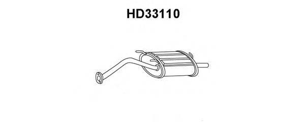 VENEPORTE HD33110 Глушитель выхлопных газов конечный