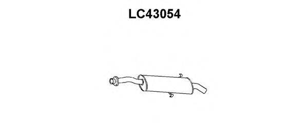 VENEPORTE LC43054 Глушитель выхлопных газов конечный