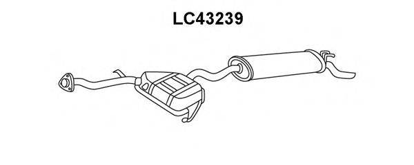 VENEPORTE LC43239 Глушитель выхлопных газов конечный