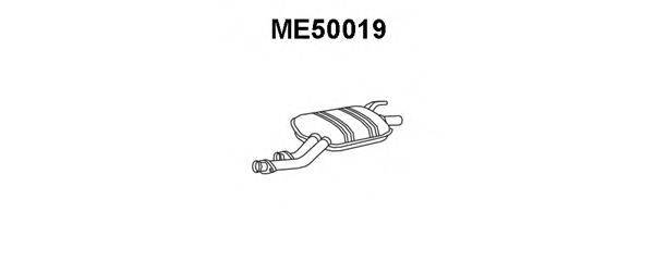 VENEPORTE ME50019 Средний глушитель выхлопных газов