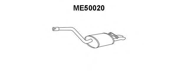 VENEPORTE ME50020 Глушитель выхлопных газов конечный