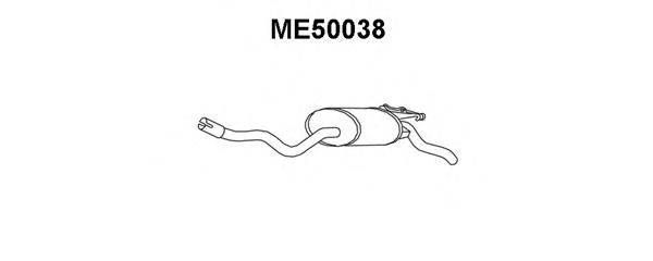 VENEPORTE ME50038 Глушитель выхлопных газов конечный