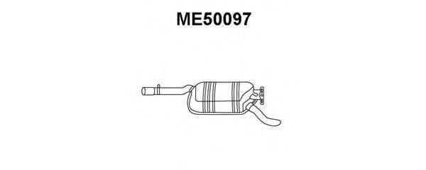 VENEPORTE ME50097 Глушитель выхлопных газов конечный