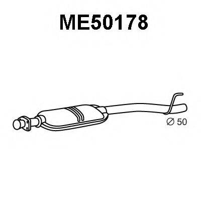 VENEPORTE ME50178 Предглушитель выхлопных газов