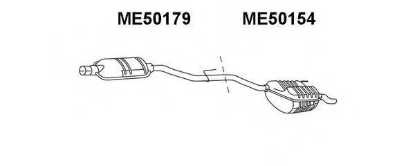 VENEPORTE ME50179 Предглушитель выхлопных газов