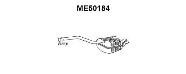 VENEPORTE ME50184 Глушитель выхлопных газов конечный