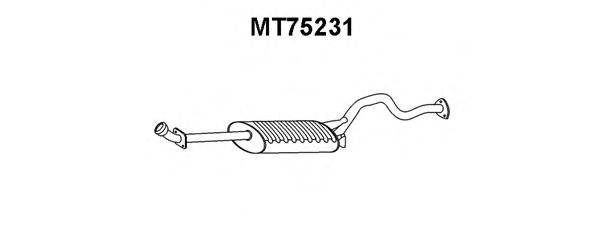 VENEPORTE MT75231 Глушитель выхлопных газов конечный