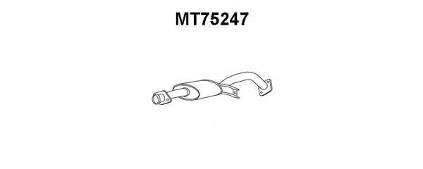 VENEPORTE MT75247 Предглушитель выхлопных газов