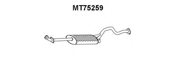 VENEPORTE MT75259 Глушитель выхлопных газов конечный