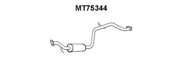 VENEPORTE MT75344 Средний глушитель выхлопных газов