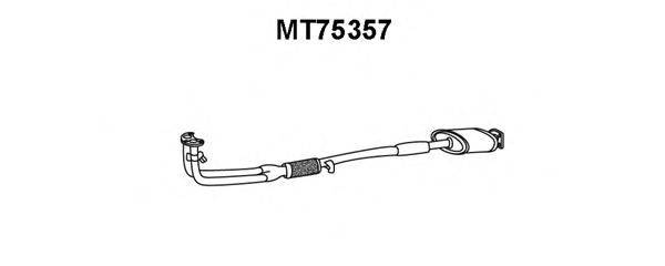 VENEPORTE MT75357 Предглушитель выхлопных газов
