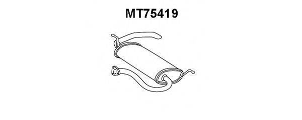 VENEPORTE MT75419 Глушитель выхлопных газов конечный