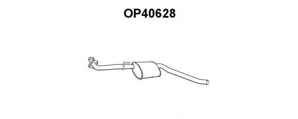 VENEPORTE OP40628 Предглушитель выхлопных газов
