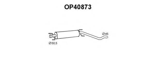 VENEPORTE OP40873 Предглушитель выхлопных газов