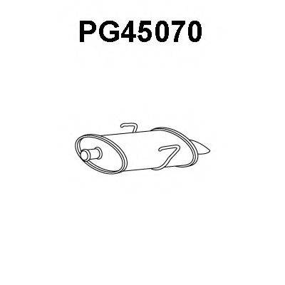 VENEPORTE PG45070 Глушитель выхлопных газов конечный