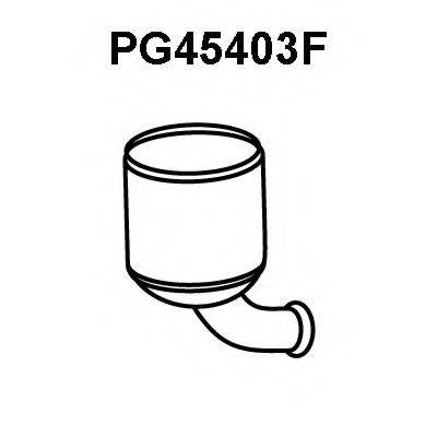 VENEPORTE PG45403F Сажевый / частичный фильтр, система выхлопа ОГ