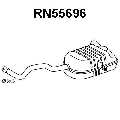 VENEPORTE RN55696 Глушитель выхлопных газов конечный