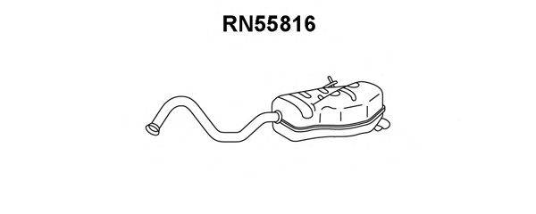 VENEPORTE RN55816 Глушитель выхлопных газов конечный