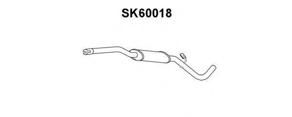 VENEPORTE SK60018 Предглушитель выхлопных газов