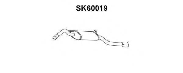 VENEPORTE SK60019 Глушитель выхлопных газов конечный