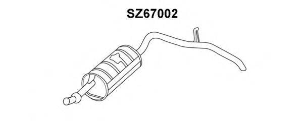 VENEPORTE SZ67002 Глушитель выхлопных газов конечный