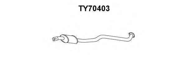 VENEPORTE TY70403 Предглушитель выхлопных газов