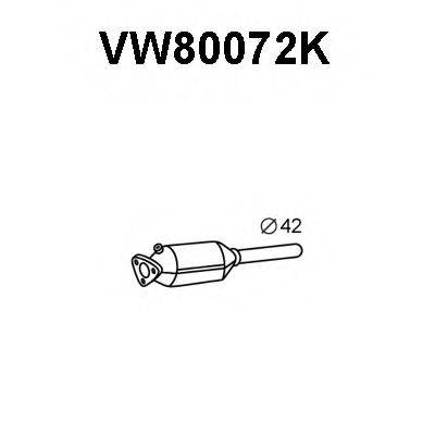 VENEPORTE VW80072K Катализатор