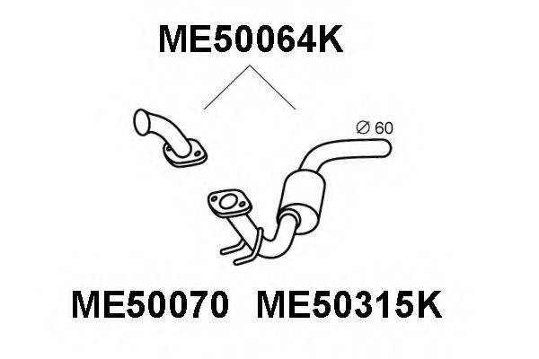 VENEPORTE ME50064K Катализатор