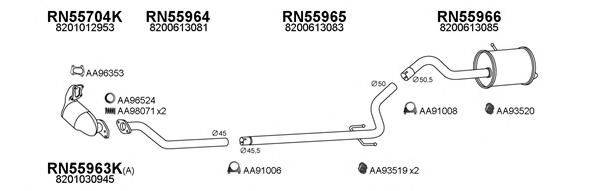 VENEPORTE 550549 Система выпуска ОГ