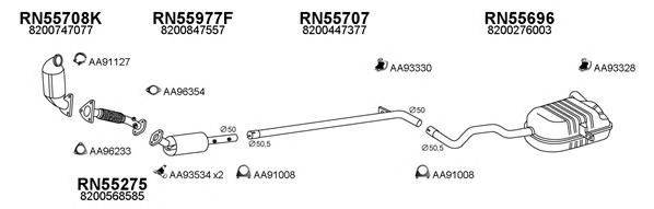 VENEPORTE 550556 Система выпуска ОГ