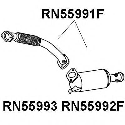VENEPORTE RN55991F Сажевый / частичный фильтр, система выхлопа ОГ
