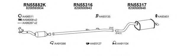 VENEPORTE 550591 Система выпуска ОГ