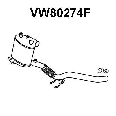 VENEPORTE VW80274F Сажевый / частичный фильтр, система выхлопа ОГ